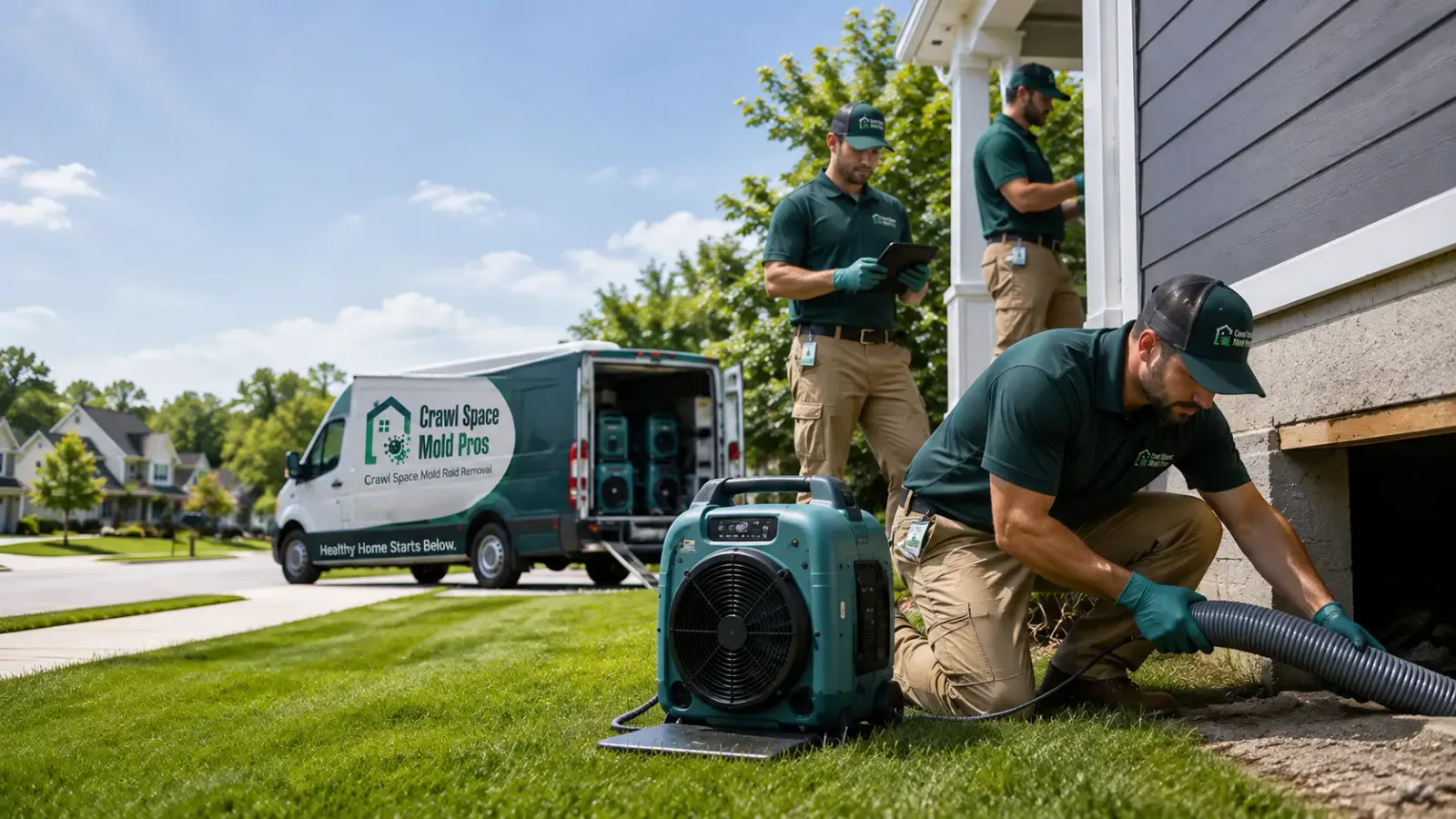 Crawl Space Mold Removal in Gambrills, MD